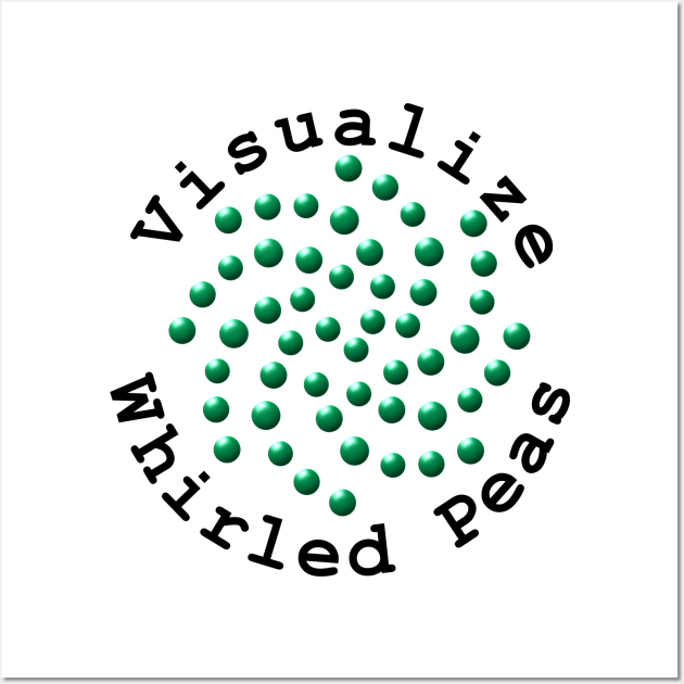 Visualize Whirled Peas Wall Art by NiftyGaloot